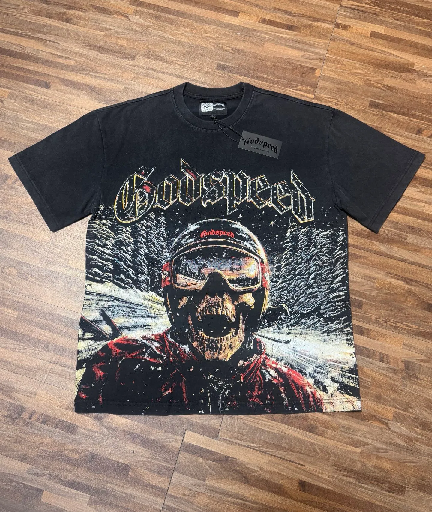 6350# Black I P63 In Stock （new） Godspeed Retro T （fabric）：32 250 Sizes（size）：S-M-L-XL （colour）： Black